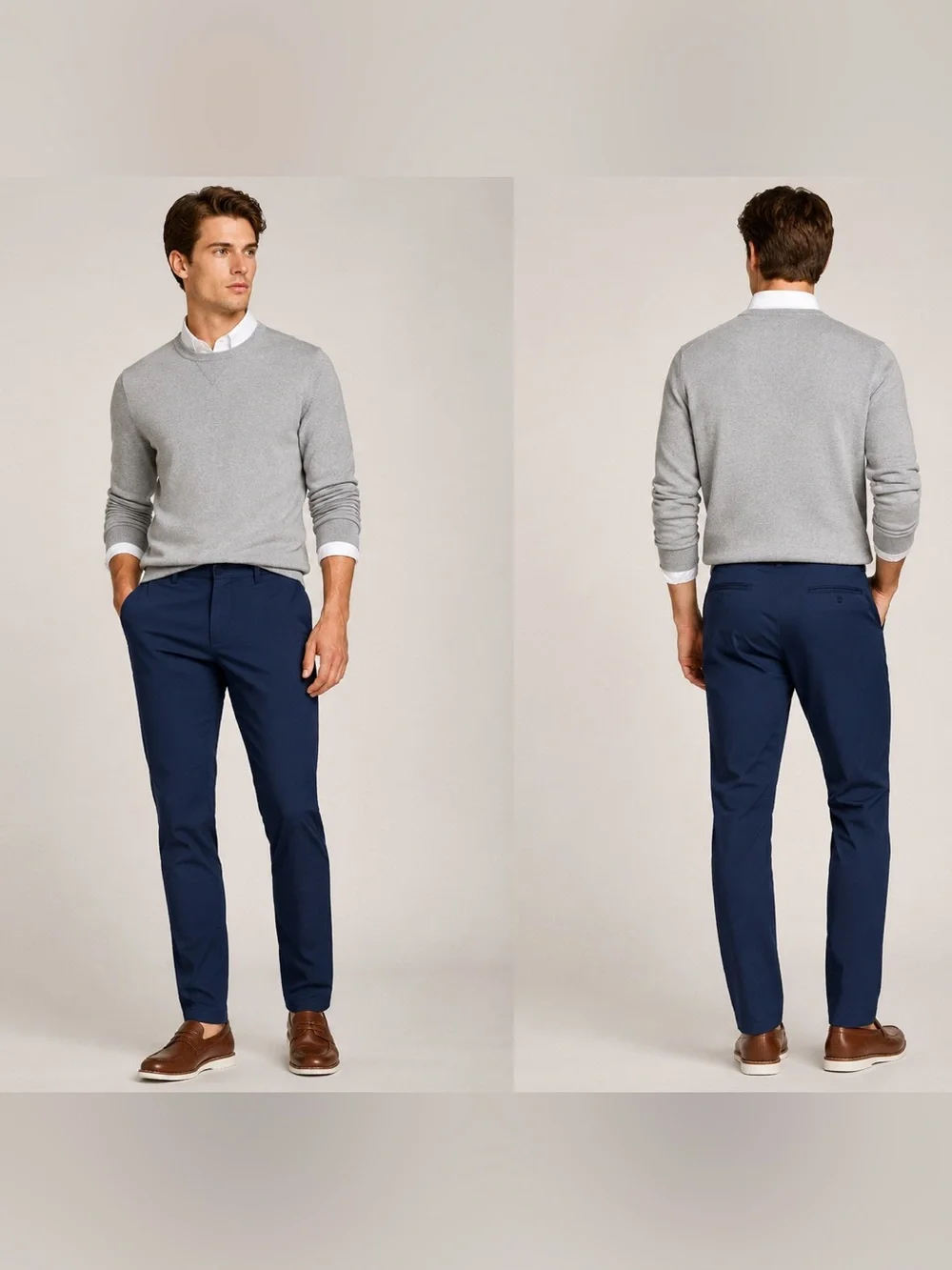 Banana Republic Traveler Performance Pants Men’s 34x30 Navy Slim Stretch Tech